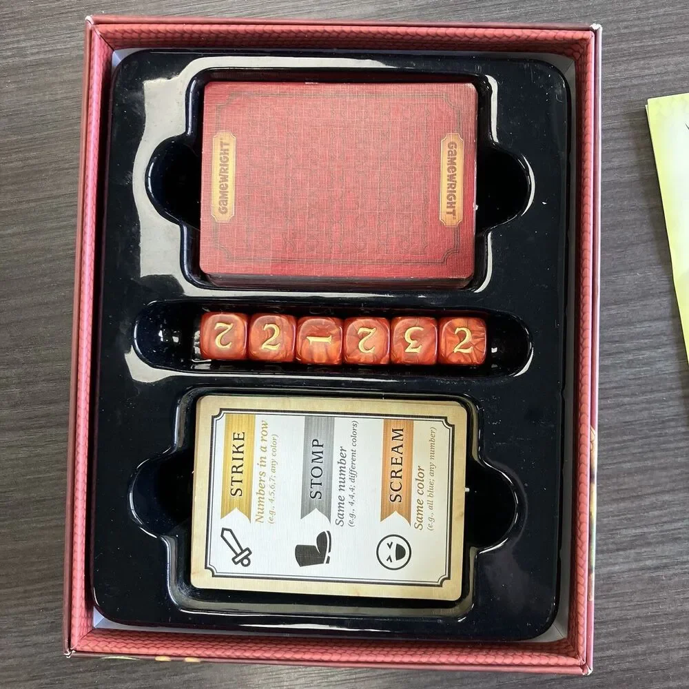 Dragonwood, A Game Of Dice And Daring By Gamewright Games Complete EUC